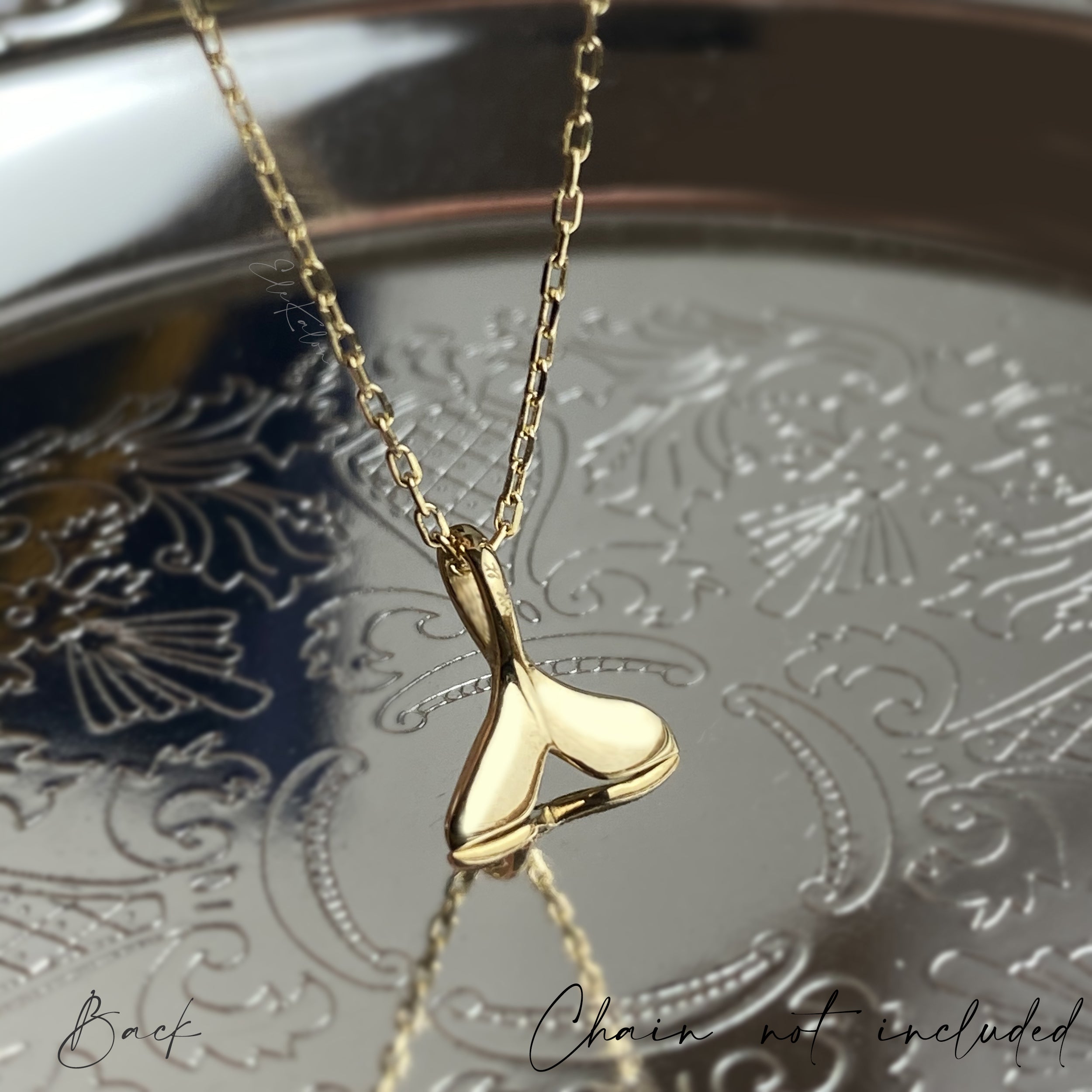 Buy Gold Whale Tail Necklace, Beach Necklace, Tropical Jewelry, Whale Tail  Necklace, a 14k Gold Vermeil Whale Tail on a 14k Gold Filled Chain Online  in India - Etsy